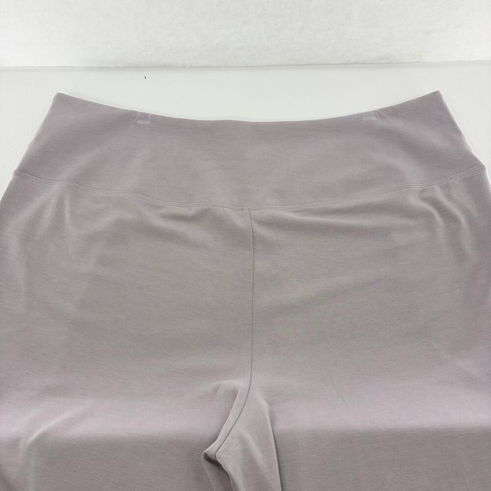 Athleta Seasoft Wide Leg Crop Pant 2X Plus Mauve Gray Pull On Pockets - Picture 4 of 9